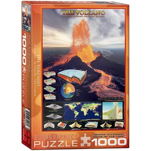 Eurographics (6000-2998) - "The Volcano" - 1000 pezzi