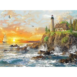 Trefl (33044) - "Sunset By The Rocky Coast" - 3000 pezzi