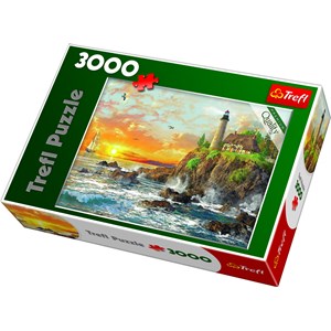 Trefl (33044) - "Sunset By The Rocky Coast" - 3000 pezzi