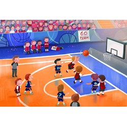 Eurographics (6060-0495) - "Junior League Basketball" - 60 pezzi