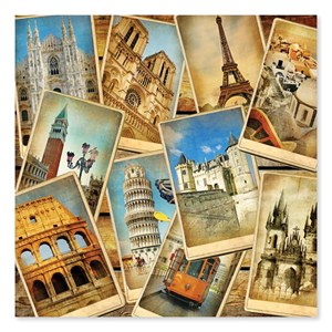 Melissa and Doug (9097) - "Postcards from Europe" - 1000 pezzi