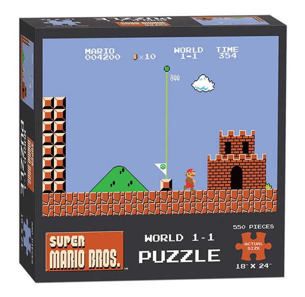 USAopoly (PZ005-488) - "Super Mario Bros. World 1-1" - 550 pezzi