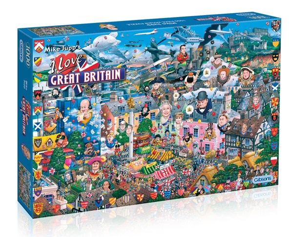 Gibsons (G469) - Mike Jupp: "I Love Great Britain" - 1000 pezzi