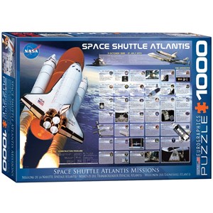 Eurographics (6000-0571) - "Space Shuttle Atlantis" - 1000 pezzi