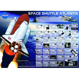 Eurographics (6000-0571) - "Space Shuttle Atlantis" - 1000 pezzi