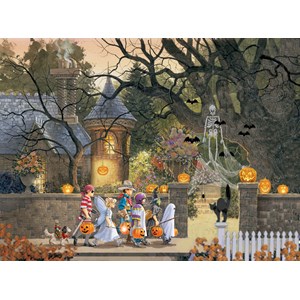 SunsOut (51224) - Douglas Laird: "Friends on Halloween" - 1000 pezzi