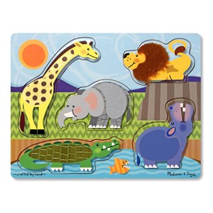 Melissa and Doug (4328) - "Zoo Animals" - 5 pezzi