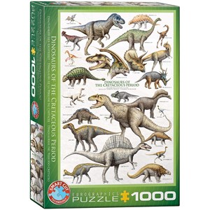 Eurographics (6000-0098) - "Dinosaurs Cretaceous" - 1000 pezzi