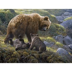 Cobble Hill (54584) - "Grizzly and Cubs" - 400 pezzi