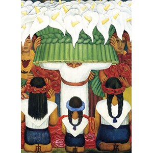 Eurographics (6000-0798) - Diego Rivera: "Flower Festival, Feast of Santa Anita" - 1000 pezzi