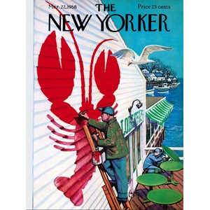 New York Puzzle Co (NY168) - "Seaside Cafe'" - 500 pezzi