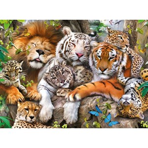Ravensburger (12721) - "Big Cat Nap" - 200 pezzi