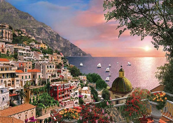 Ravensburger (14876) - Dominic Davison: "Positano" - 500 pezzi