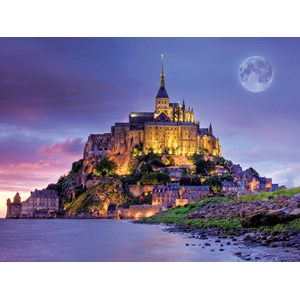 Buffalo Games (17057) - "Mont Saint Michel, France (Majestic Castles)" - 750 pezzi