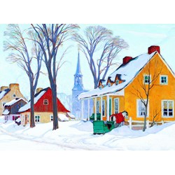 Eurographics (6000-7190) - "Winter Morning in Baie-St-Paul" - 1000 pezzi