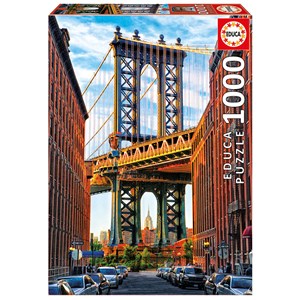 Educa (17100) - "Manhattan Bridge, New York" - 1000 pezzi