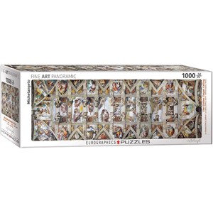 Eurographics (6010-0960) - Michelangelo: "The Sistine Chapel Ceiling" - 1000 pezzi