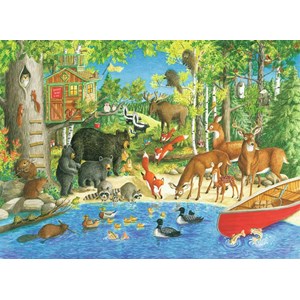 Ravensburger (12740) - "Woodland Friends" - 200 pezzi