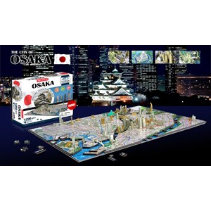 4D Cityscape (40038) - "Osaka, Japan" - 1290 pezzi