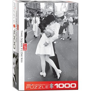 Eurographics (6000-0820) - "V-J Kiss in Times Square, LIFE Magazine" - 1000 pezzi