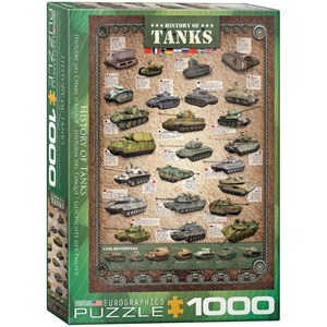 Eurographics (6000-0381) - "History of Tanks" - 1000 pezzi