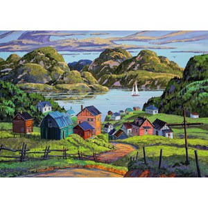 Ravensburger (19541) - "A Lake in Charlevoix" - 1000 pezzi