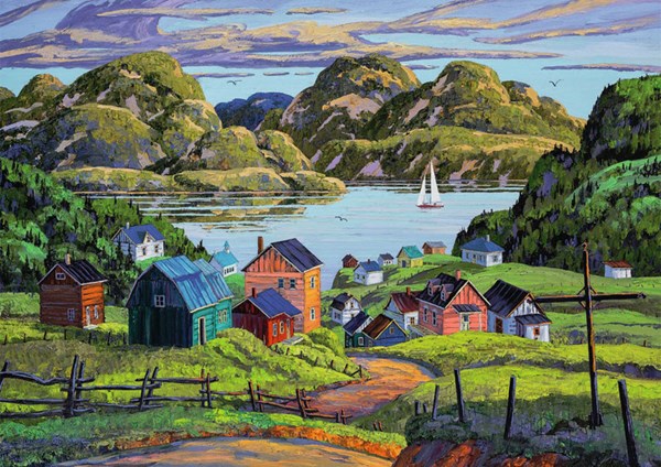 Ravensburger (19541) - "A Lake in Charlevoix" - 1000 pezzi