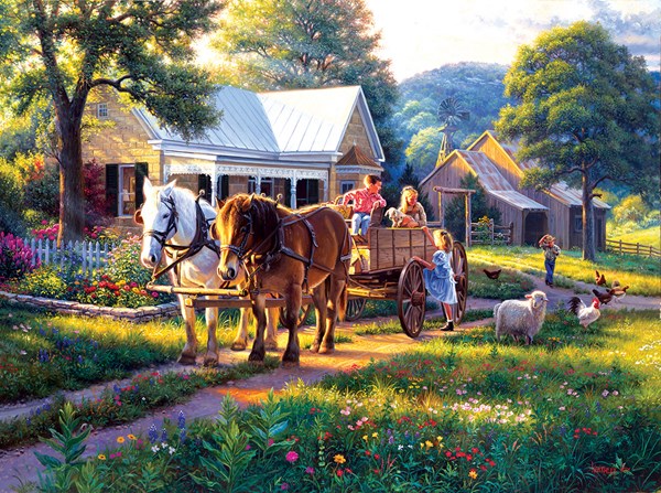 SunsOut (53048) - Mark Keathley: "Day at the Fair" - 1000 pezzi