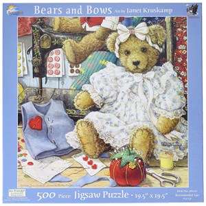 SunsOut (76120) - Janet Kruskamp: "Bears and Bows" - 500 pezzi