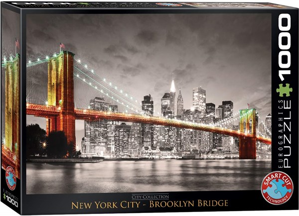 Eurographics (6000-0662) - "New York City Brooklyn Bridge" - 1000 pezzi