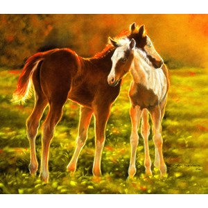 SunsOut (39506) - "Backlit Foals" - 550 pezzi