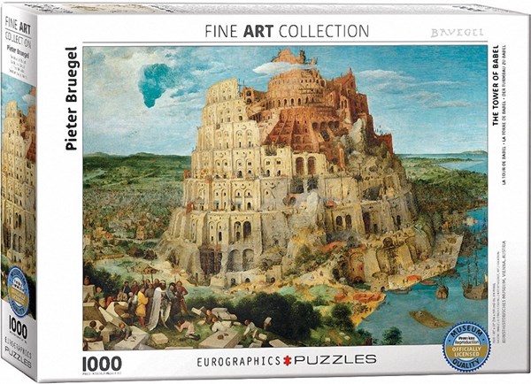 Eurographics (6000-0837) - Pieter Brueghel the Elder: "The Tower of Babel" - 1000 pezzi