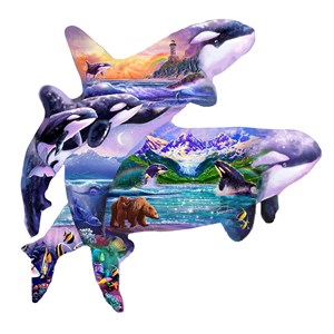 SunsOut (96186) - Steve Sundram: "Orca Habitat" - 1000 pezzi