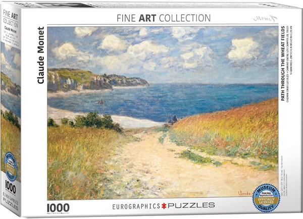 Eurographics (6000-1499) - Claude Monet: "Path Through the Wheat Fields" - 1000 pezzi