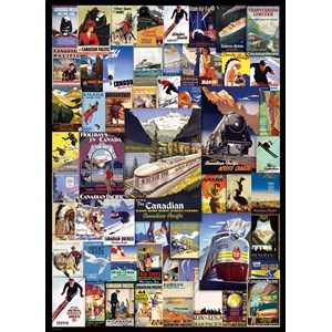 Eurographics (6000-0648) - "Railroad Adventures" - 1000 pezzi