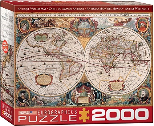 Eurographics (8220-1997) - "Antique World Map" - 2000 pezzi