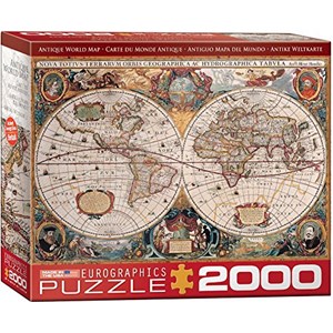 Eurographics (8220-1997) - "Antique World Map" - 2000 pezzi
