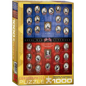 Eurographics (6000-0280) - "Civil War Generals" - 1000 pezzi