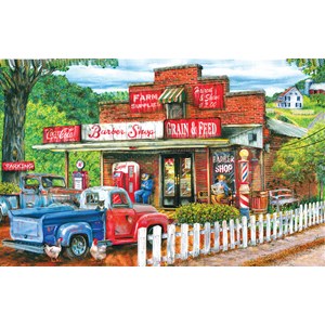 SunsOut (28630) - Tom Wood: "Saturday Morning at the Shop" - 1000 pezzi