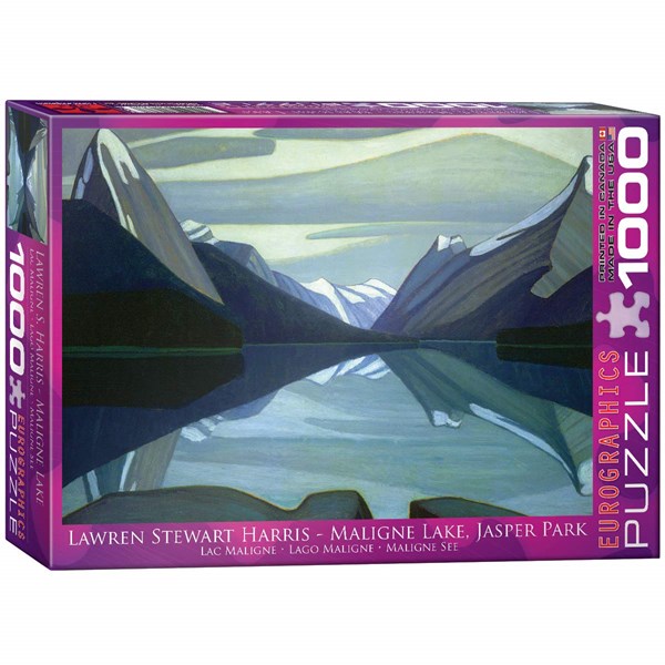 Eurographics (6000-0136) - Lawren S. Harris: "Maligne Lake, Jasper Park" - 1000 pezzi