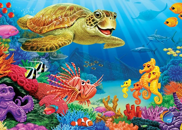 Cobble Hill (58866) - "Undersea Turtle" - 35 pezzi