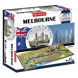 4D Cityscape (40060) - "Melbourne, Australia" - 1200 pezzi