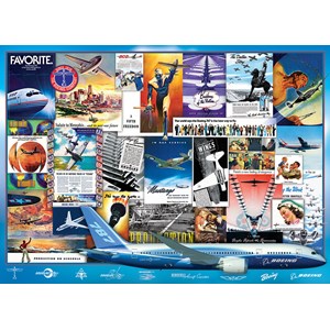 Eurographics (6000-0932) - "Boeing Advertising Collection" - 1000 pezzi
