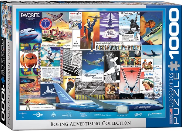 Eurographics (6000-0932) - "Boeing Advertising Collection" - 1000 pezzi