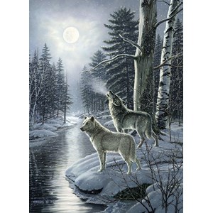 Cobble Hill (51811) - James Meger: "Wolves by Moonlight" - 1000 pezzi