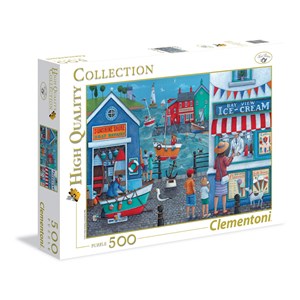 Clementoni (35009) - Peter Adderley: "Ice Cream on the Seaside" - 500 pezzi