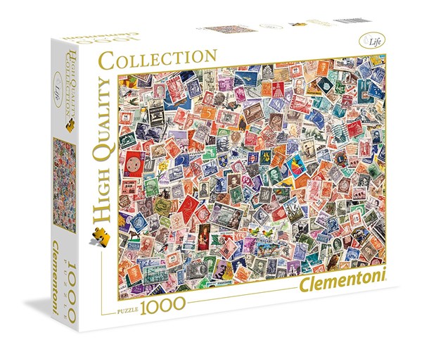 Clementoni (39387) - "Stamps" - 1000 pezzi
