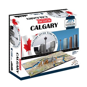 4D Cityscape (40056) - "Calgary, Canada" - 1200 pezzi