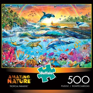 Buffalo Games (3771) - Adrian Chesterman: "Tropical Paradise (Amazing Nature)" - 500 pezzi