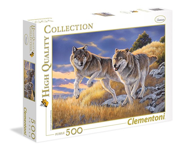 Clementoni (35033) - Al Agnew: "The Wolves" - 500 pezzi